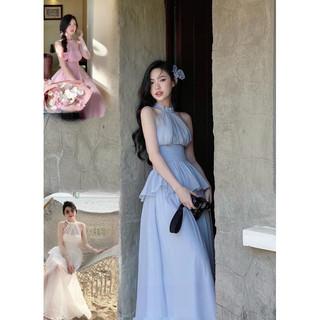 Set váy và áo yếm tơ xinh xắn tiểu thư
