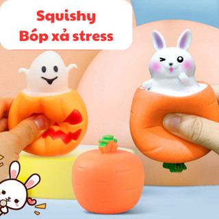 Đồ chơi bóp, squishy xả stress, thú trốn trong hộp, thú bóp, thỏ bóp nhiều mẫu mã bằng cao su dẻo giải trí, đáng yêu