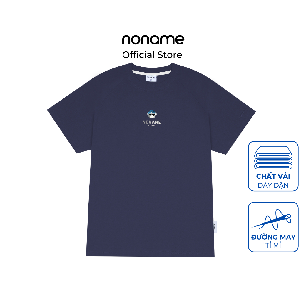 Áo Thun Oversize Raglan noname Mr.TEDDY / Navy_NNRAE4003D