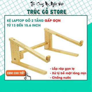 Giá đỡ laptop giá đỡ máy tính kệ kê laptop chất liệu bằng gỗ cao cấp tản nhiệt