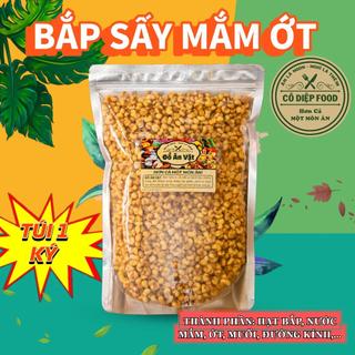 Bắp rim bắp sấy giòn - bắp chiên giòn ngô cay: rim khô bò lá chanh - mắm ớt - xốc khô gà snack food