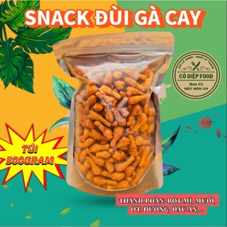 Snack đùi gà cay lon 300gram / túi 500gram / 1kg