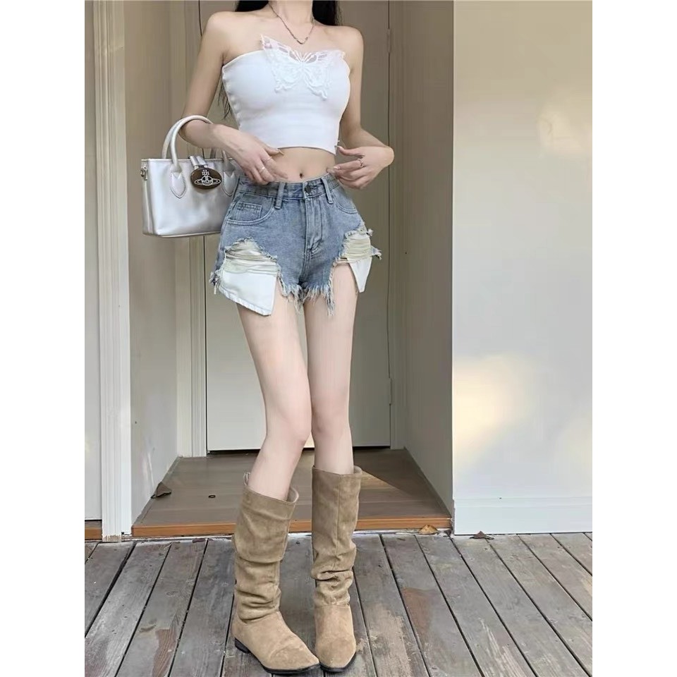 Quần Short Jeans Nữ , Quần Đùi Jeans Nữ Tui Rua Siêu Xinh Kute Phong Cách Trẻ Trung Năng Động L007 | BigBuy360 - bigbuy360.vn