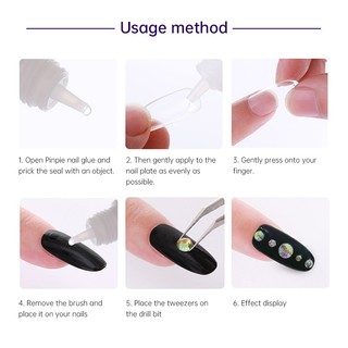 【Benetz】🌹Keo dán móng giả, keo xanh mini 3ML