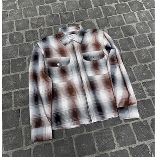 Áo khoác sơ mi Flannel - Mocha Wool Flannel Jacket