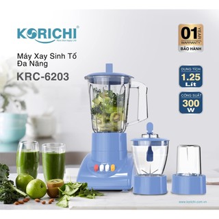 Máy xay sinh tố đa năng korichi-6203 dung tích 1.2l