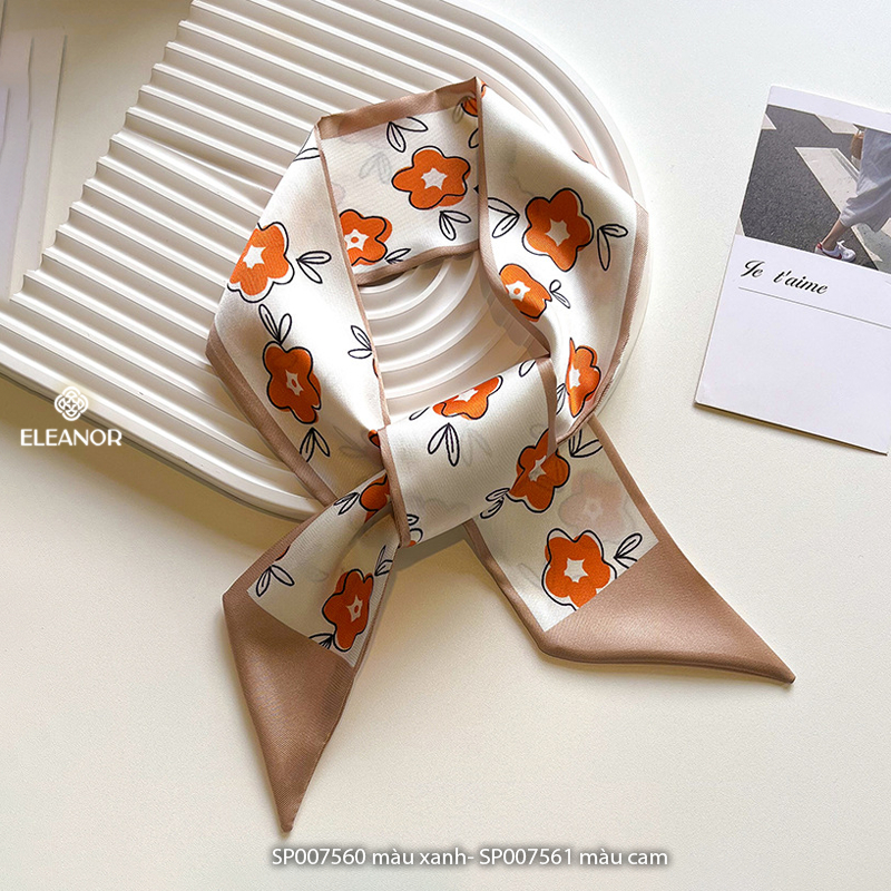 Khăn quàng cổ Eleanor Accessories dáng dài khăn choàng turban phụ kiện thời trang 5345