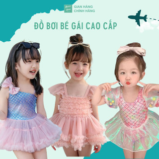 [Cao Cấp] Đồ bơi bé gái đẹp kiểu dáng sành điệu tiểu thư [30 Mẫu]
