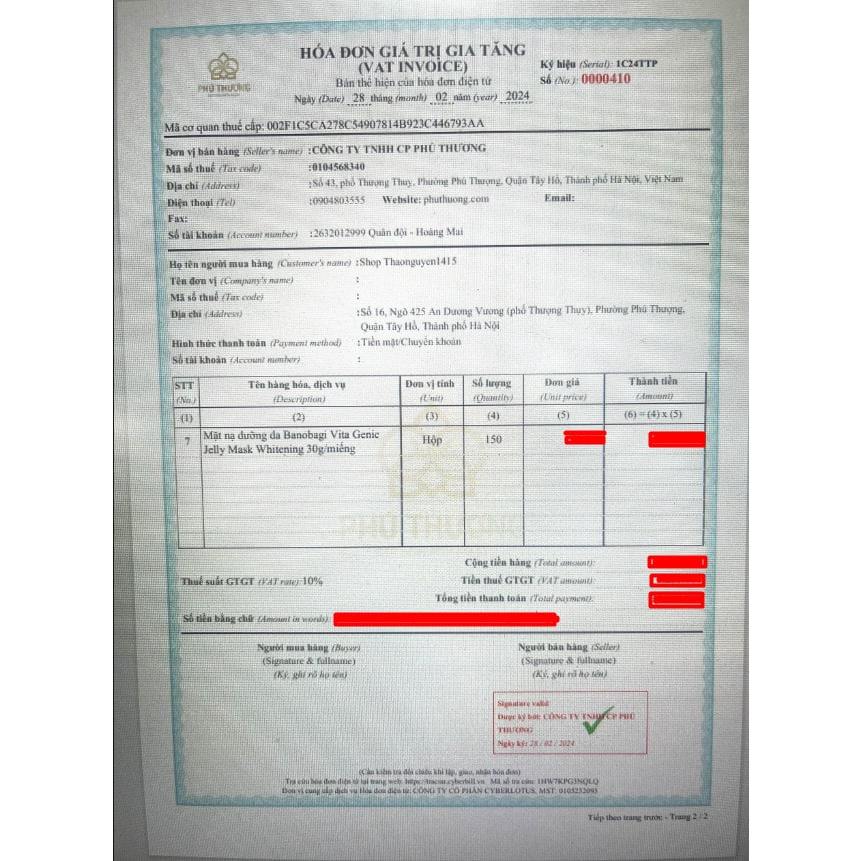 (PREMIUM) Mặt nạ Banobagi Vita Genic Jelly Mask mẫu mới 2024 thế hệ mới 30g | BigBuy360 - bigbuy360.vn