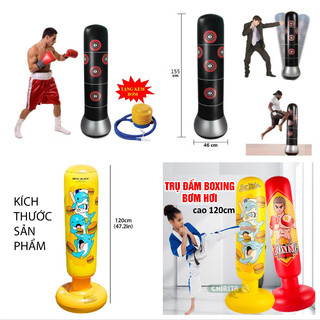 [FREESHIP] BAO TRỤ ĐẤM BỐC TẬP PHẢN XẠ TỰ CÂN BẰNG 1.6m KÈM BƠM (6891, 6783)