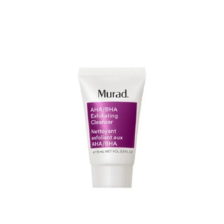 Sữa rửa mặt tẩy da chết aha/bha exfoliating cleanser 15ml -nonfoc