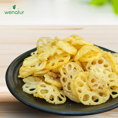 Snack Củ Sen Wasabi we'natur 100g