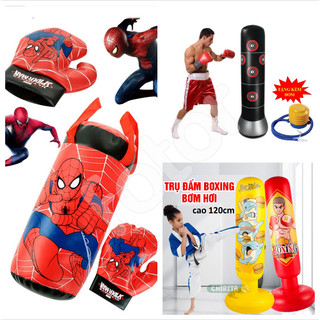 [FREESHIP] BỘ GĂNG TÚI BOXING - BAO TRỤ ĐẤM BỐC TỰ CÂN BẰNG TẶNG KÈM BƠM HƠI