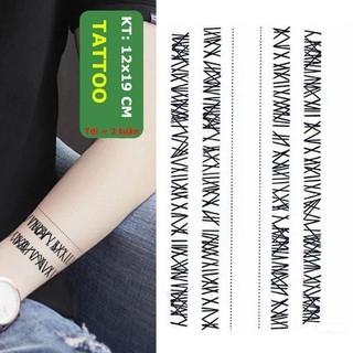 Hình xăm tay đẹp 15 ngày chống nước HT-028, miếng dán hình xăm tạm thời không hậu quả