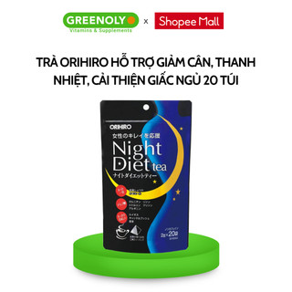 Trà giảm cân Night Diet Tea Orihiro 20 gói