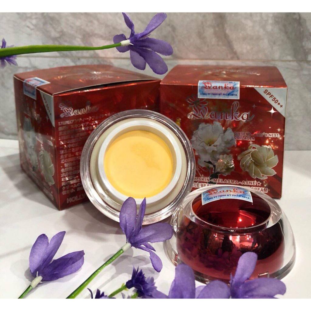 [LVANKA] Kem dưỡng trắng cao cấp Collagen - tổ yến-nhân sâm 25g