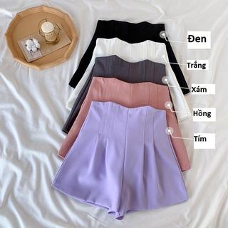 Quần đùi nữ mùa hè, quần short Cạp Vát Kiểu Dáng mới lạ.