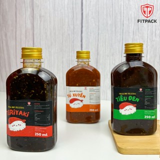 Nước xốt Healthy 3 vị 250ML độc quyền Fitpack dùng để chấm hoặc ướp