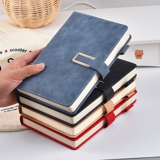 Sổ tay viết bìa da cao cấp giấy kẻ ngang A5 sổ lưu bút sổ nhật ký sổ ghi chép công việc