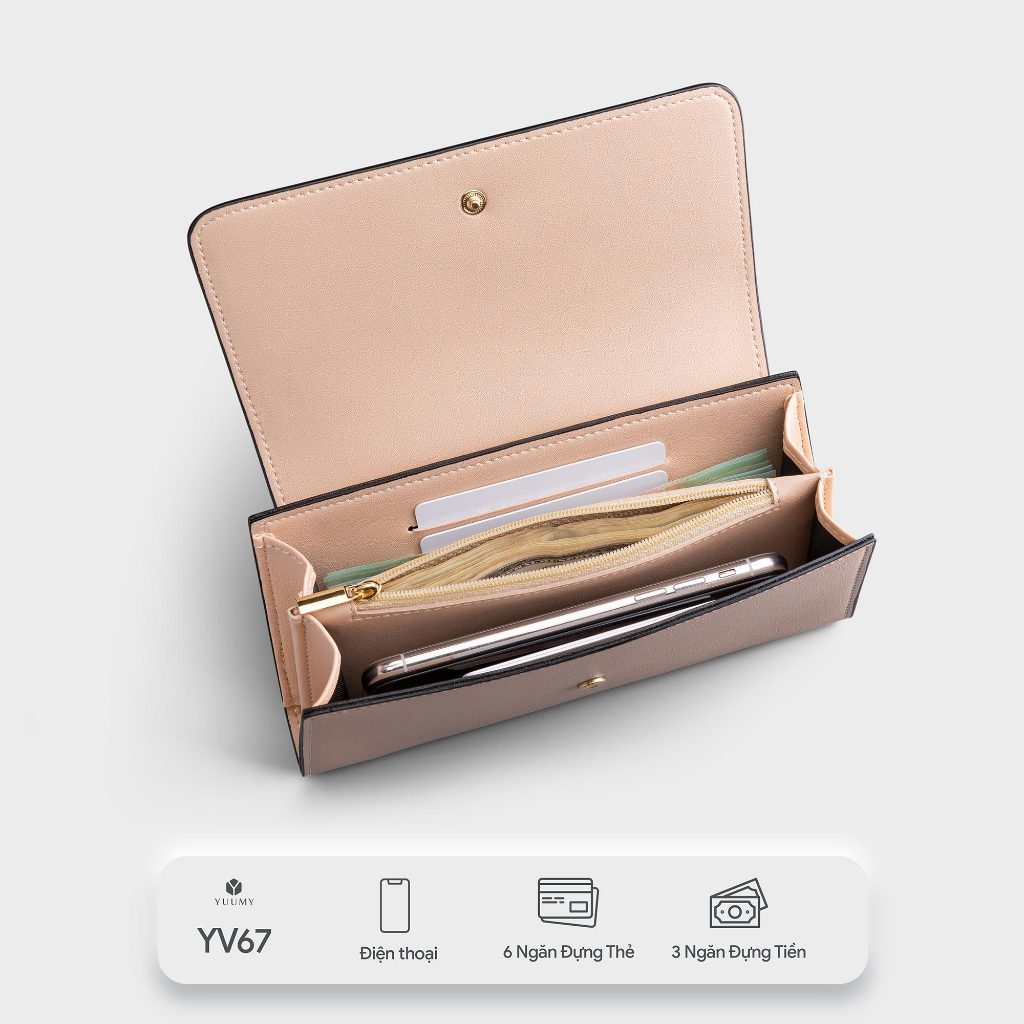 Ví da nữ cầm tay thời trang Yuumy Seasand YV67