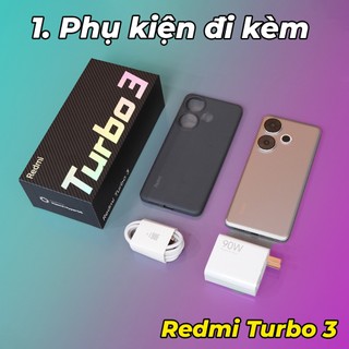 Điện thoại xiaomi redmi turbo 3 5g - snapdragon 8s gen 3
