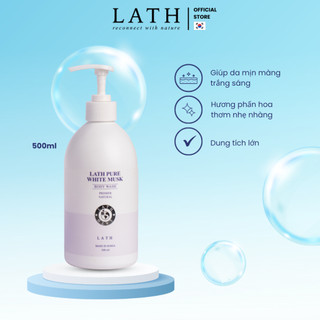 Sữa tắm trắng da Lath Beauty sữa tắm Purewhite Hàn Quốc chiết xuất thành phần từ thiên nhiên giúp tăng đàn hồi da 500ml