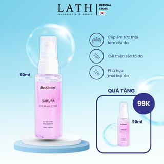 (MUA 1 TẶNG 1) Serum dưỡng ẩm Lath Beauty serum siêu cấp ẩm cho da sáng bóng Dr.Smart dịu nhẹ tinh chất phục hồi da 50ML