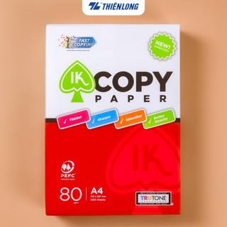 Giấy in photo a4 ik copy ik-02- định lượng 80 gsm- 500 tờ/ream- giấy chất lượng cao