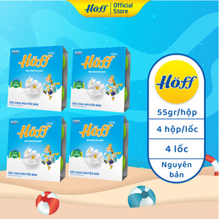 Sữa chua trẻ em vị NGUYÊN BẢN cho bé từ 6 tháng tuổi, bổ sung men lợi khuẩn, tốt cho tiêu hóa - 4 LỐC (16 hộp x 55g)