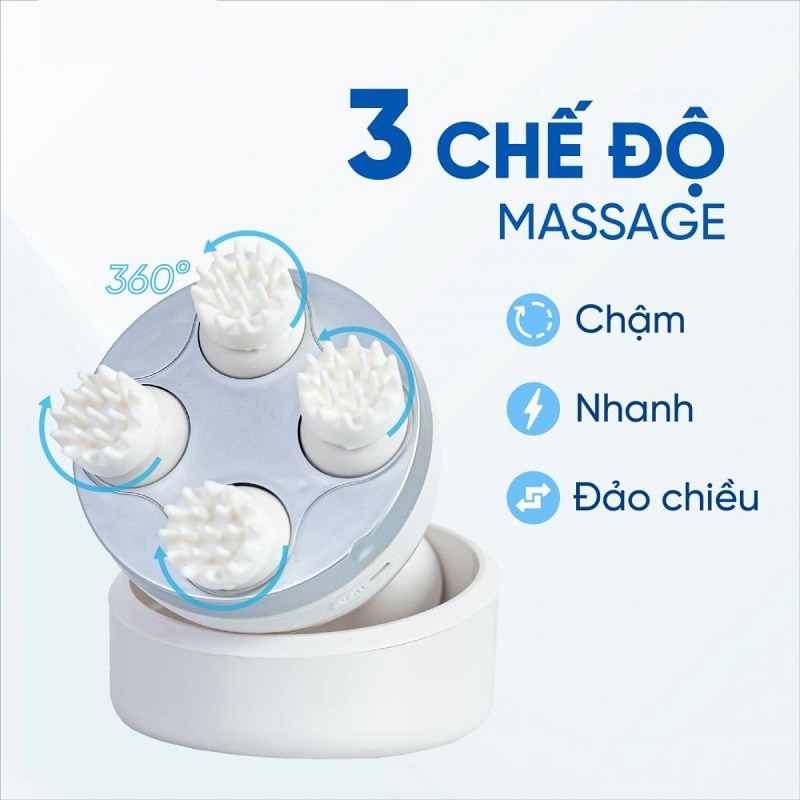 Máy Massage Đầu Cổ MISUMA Scalp Massager Giải Toả Căng Thẳng, Mệt Mỏi Thư Giãn Gội Đầu Dưỡng Sinh