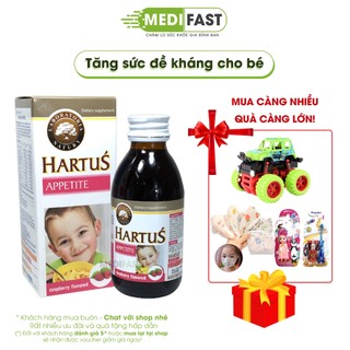 Siro ăn ngon cho bé Hartus Appetite - giúp trẻ hết biếng ăn, ăn nhanh hơn cho trẻ từ 6 tháng - nhập khẩu chính hãng
