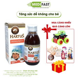Hartus Immunity Tăng Sức Đề Kháng,Miễn Dịch,Hết Ốm Vặt.Tăng Cường Sức Khỏe Đường Hô Hấp Trên - Nhập Khẩu Châu Âu