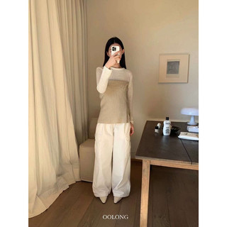 𝗟𝗔 𝗖𝗛𝗔𝗥𝗠𝗘́ | Len đan sọc bẻ cúc 600609 SEULOOLONG