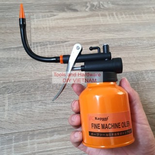 Bình Châm Nhớt Kapusi, Vịt Dầu Bằng Thép 250ml Bình Xịt Dầu Nhớt Nhật Bản