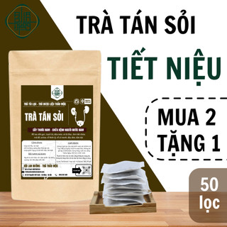 Trà tán sỏi, giảm nguy cơ sỏi mật, sỏi thận, sỏi tiết niệu, sỏi bàng quang, tiểu dắt, tiểu buốt, thải độc thận bịch 50