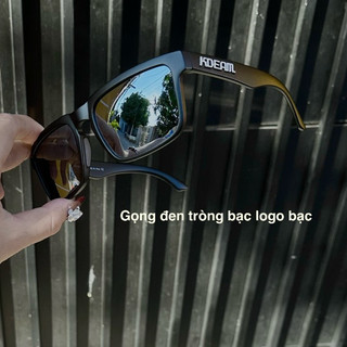 Mắt kính Kdeam phân cực gọng đen freesize và BIGSIZE 2024- Tròng Kính mắt phân cực Kdeam