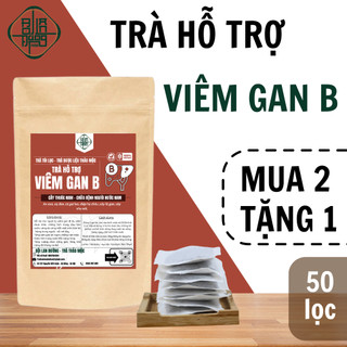 Trà viêm gan B Bội Lan Đường, làm chậm quá trình phát triển của virus, thanh lọc cấp tế bào gan bịch 50 gói lọc