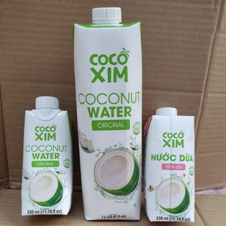 Nước dừa Coco Xim hương vị dừa xiêm xanh 330ml/1lít