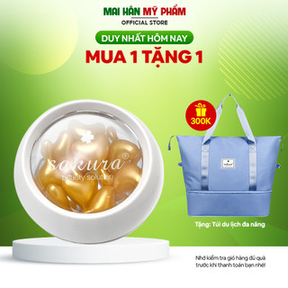 Serum dưỡng da chống lão hóa Sakura Age Defying DNA Repair Serum 7 viên - Mỹ Phẩm Mai Hân