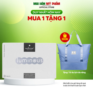 Viên uống trắng da, chống lão hóa và chống nắng cà chua trắng Sakura Luminous 30 viên - Mỹ Phẩm Mai Hân