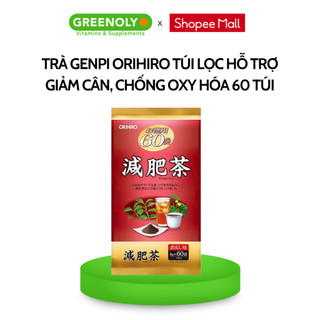 Trà Genpi hỗ trợ giảm mỡ thừa Orihiro Nhật Bản 60 gói/túi