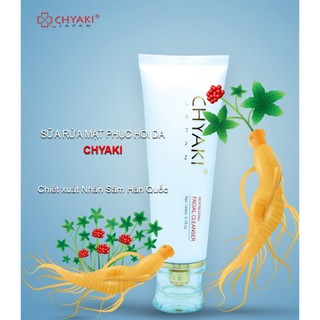 SỬA RỬA MẶT NHÂN SÂM PHỤC HỒI DA CHYAKI, GIÚP LÀM SẠCH DA, KHỎE DA VỚI CHỈ MỘT LẦN RỬA, NHẬP KHẨU CHÍNH HÃNG HÀN QUỐC
