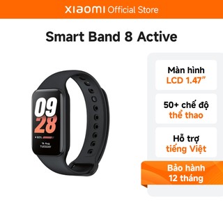 Vòng Đeo Tay Sức Khỏe Thông Minh Xiaomi Smart Band 8 ACTIVE Bản Quốc tế - Hàng Chính Hãng