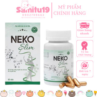 Viên giảm cân Neko Slim Viên uống Giảm cân Nhanh cấp tốc an toàn detox giảm béo thảo mộc