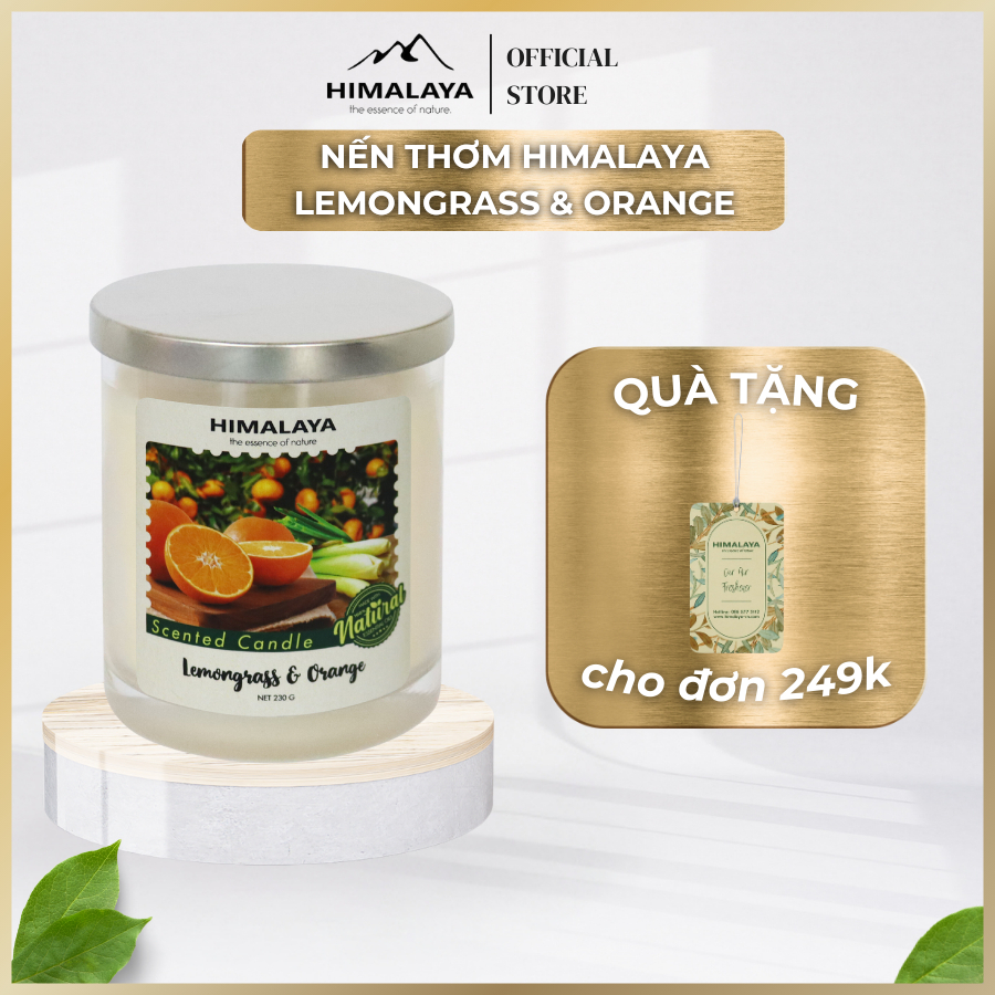 Nến Thơm Himalaya Lemongrass &amp; Orange (230g)