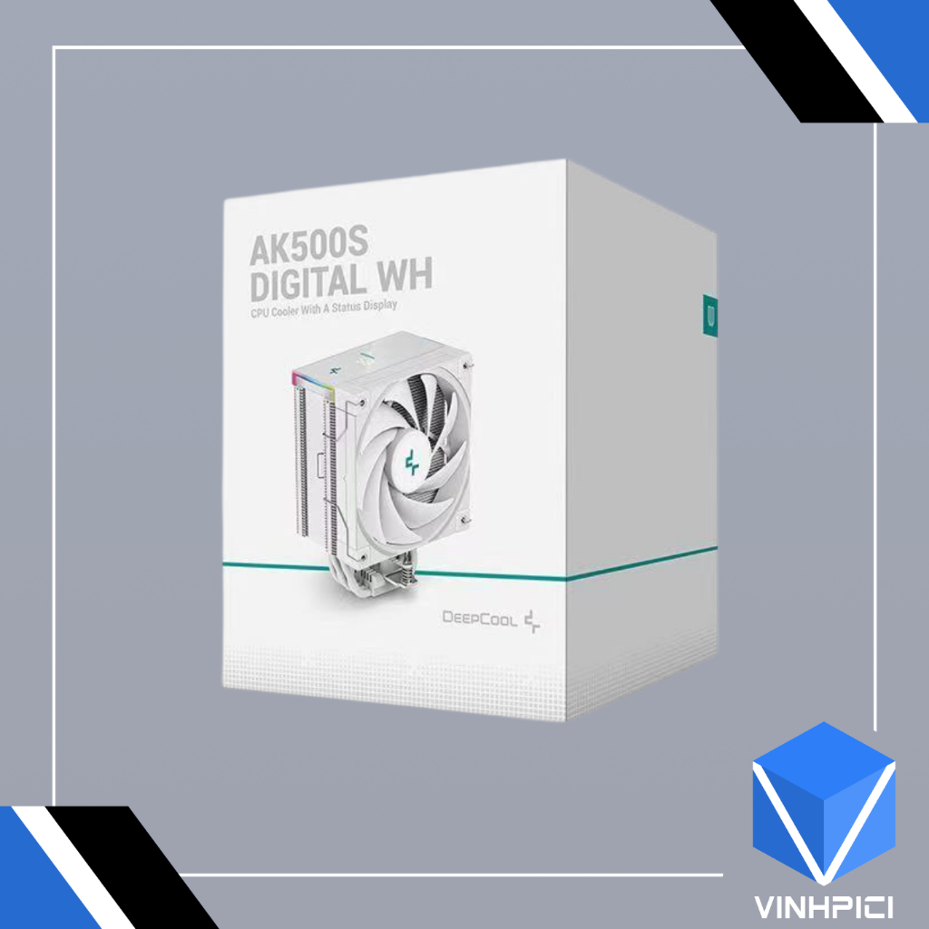 Tản nhiệt khí CPU DEEPCOOL AK500S DIGITAL WHITE
