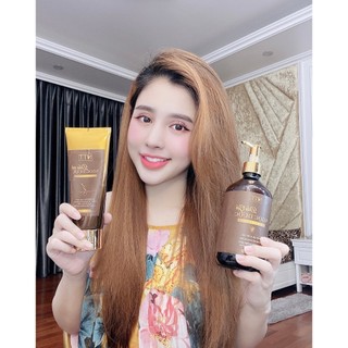 Combo dầu gội + xã NTT (tặng lược chải tóc rối)