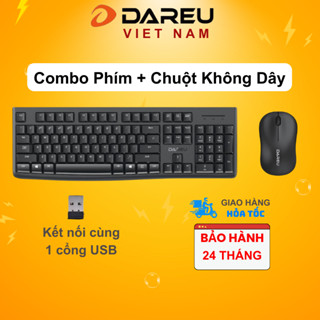 Bộ phím chuột không dây DAREU MK188G (Wireless USB)