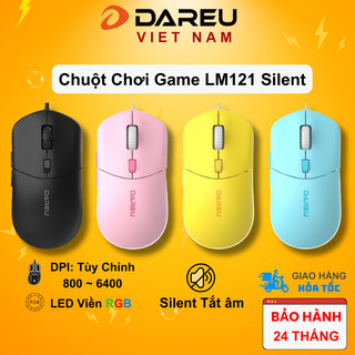 Chuột Dareu LM121 RGB LED ( Silent Click - Cổng USB)