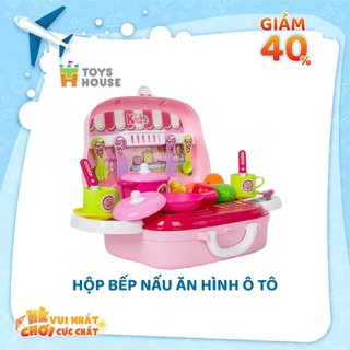Hộp bếp nấu ăn hình ô tô - đồ chơi nhập vai hướng nghiệp Toys House 008-915/919